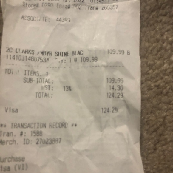 Clarks womens heels size 7.5 - Picture 4 of 4